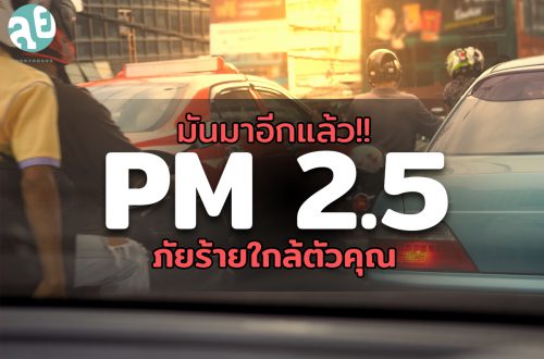 มันมาอีกแล้ว!! PM 2.5 ภัยร้ายใกล้ตัวคุณ