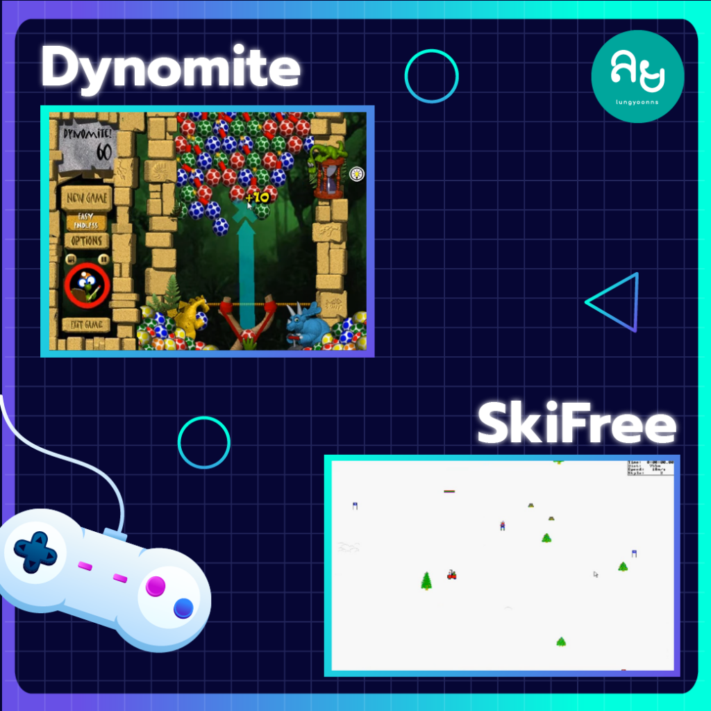 เกม Dynomite เกม SkiFree